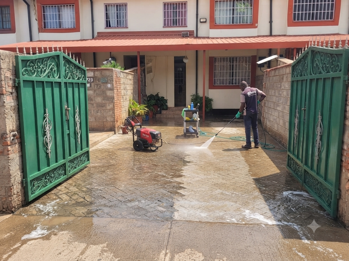Cabro Scrubbing Services in Loresho | Professional Driveway & Paving Cleaning