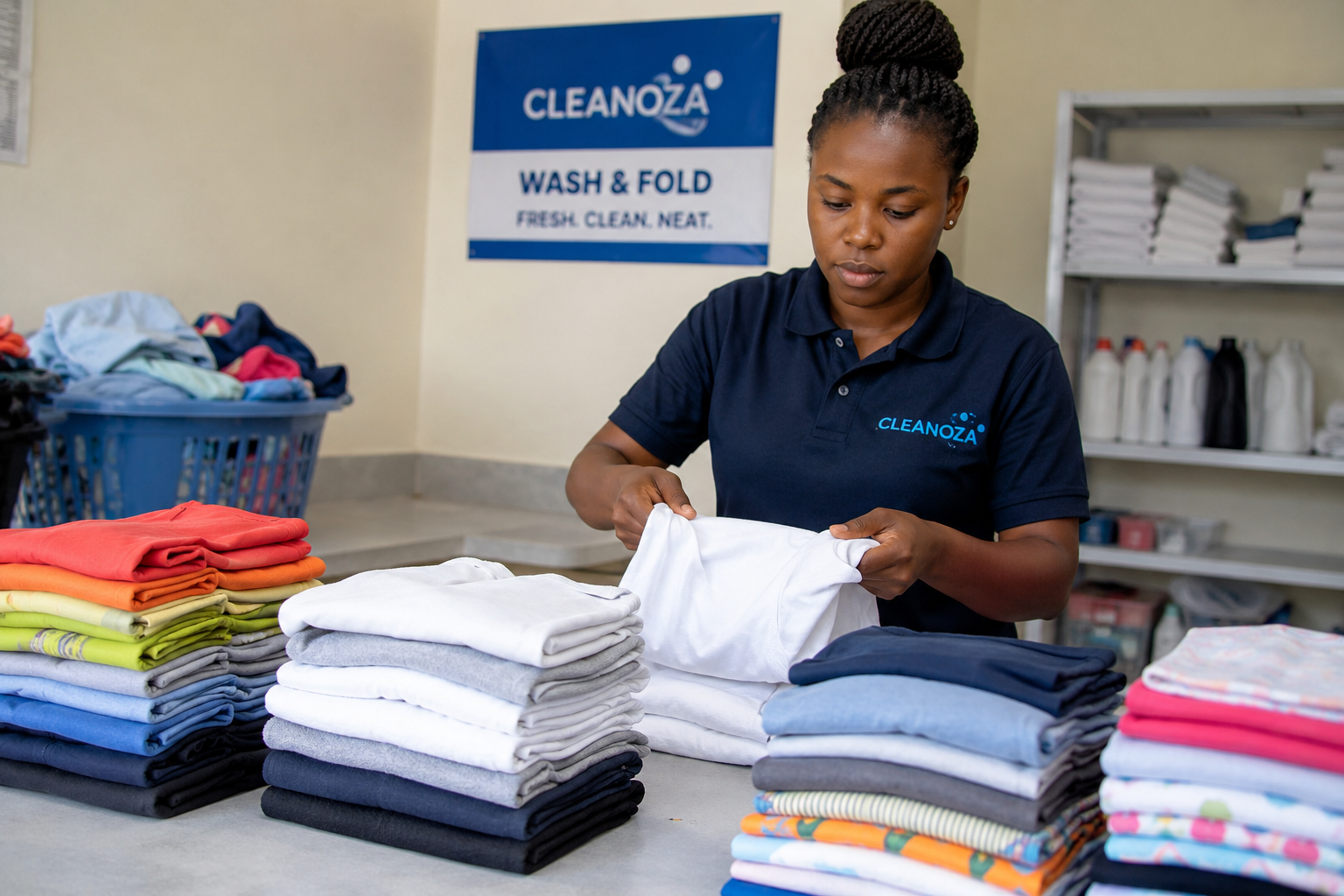 Professional Wash & Fold Laundry Services in Kikuyu Town