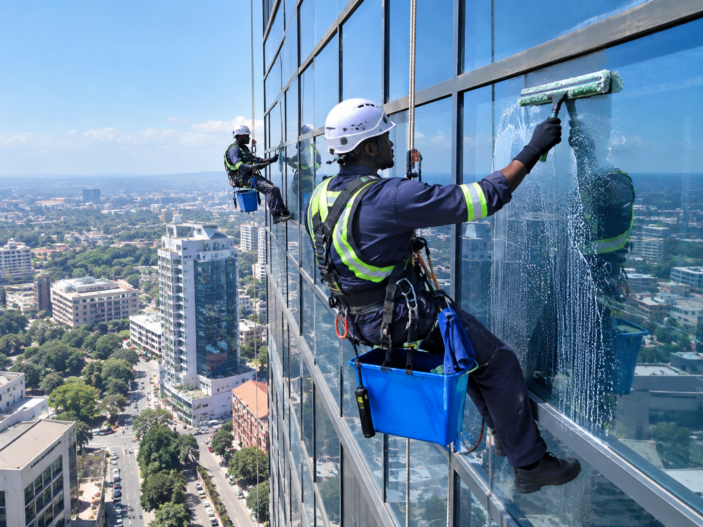 Cleanoza Kiambu | High-Rise Window Cleaning