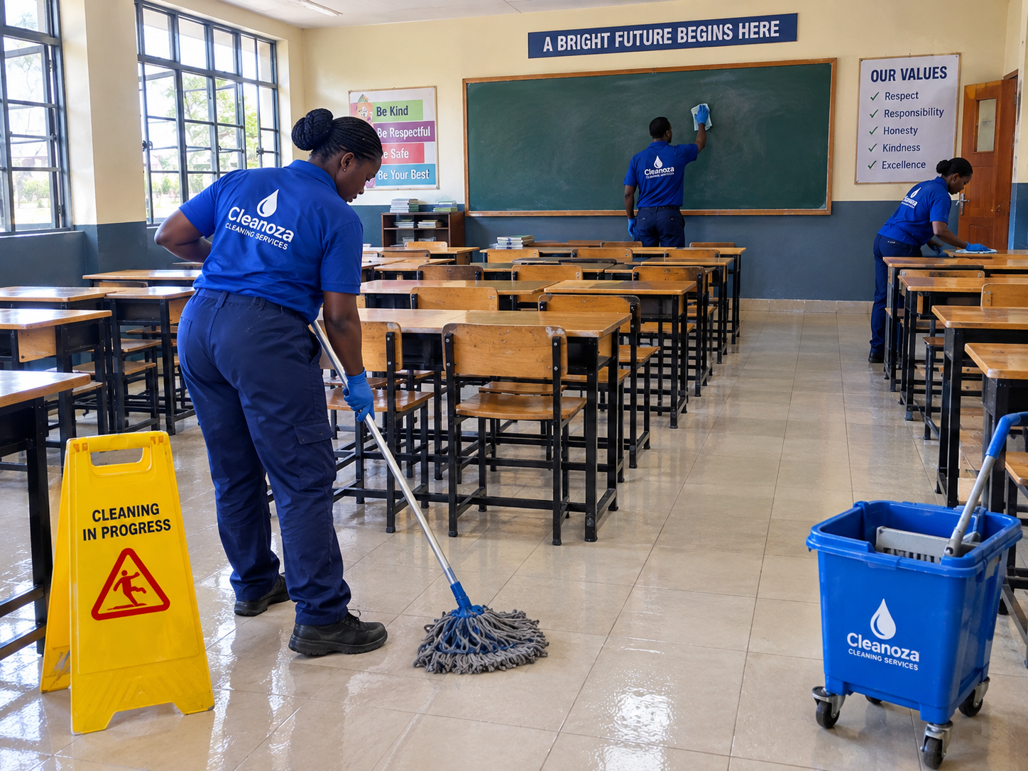 Cleanoza | School & Campus Deep Cleaning Kenya